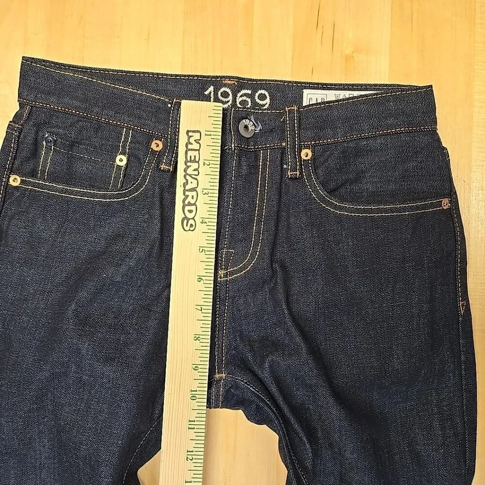 Gap 1969 Japanese Selvedge Denim Jeans Mens Size 28/30 (Actual 28/31) Skinny